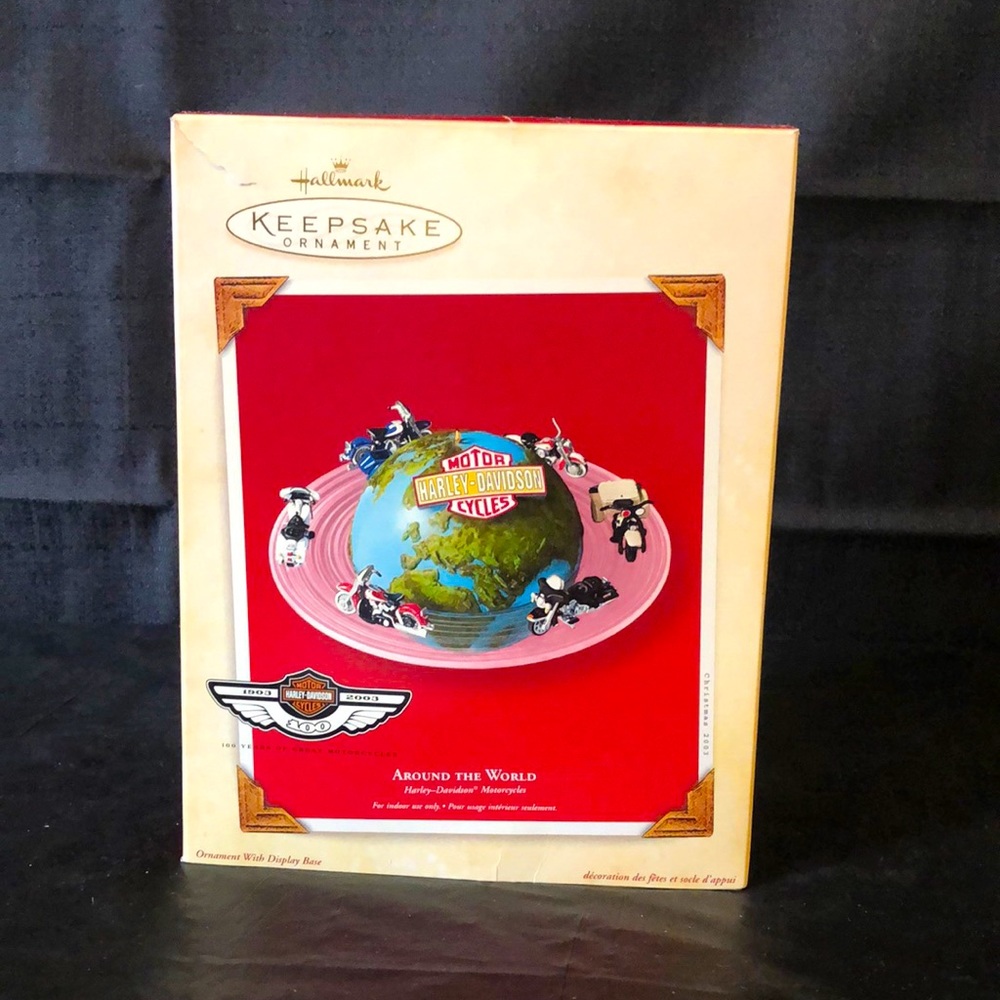 Harley Around the World Hallmark ornament sound